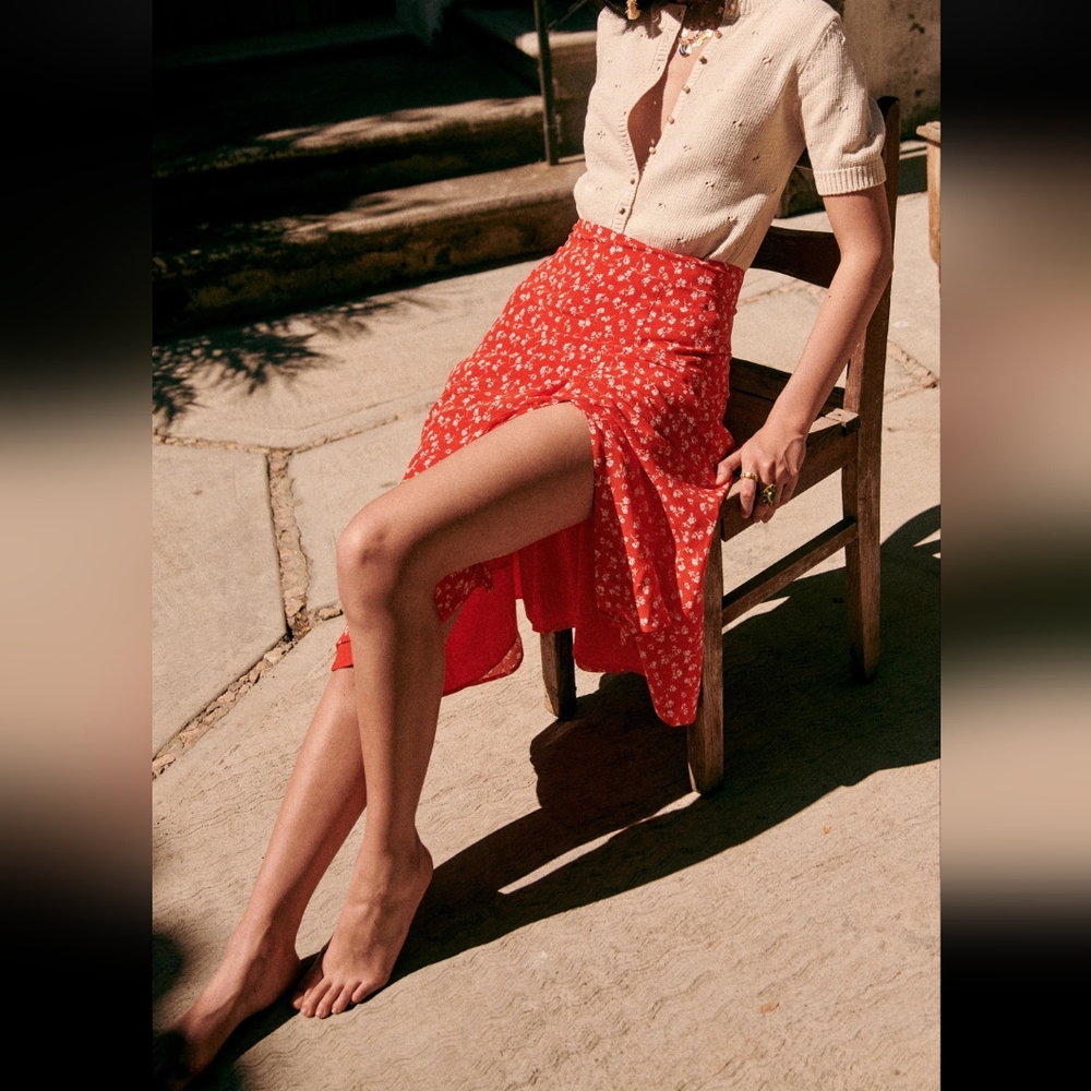 Sezane Tabata Skirt Sz38